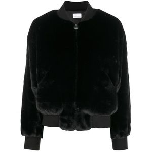 Chiara Ferragni eye logo fur jacket (XS)